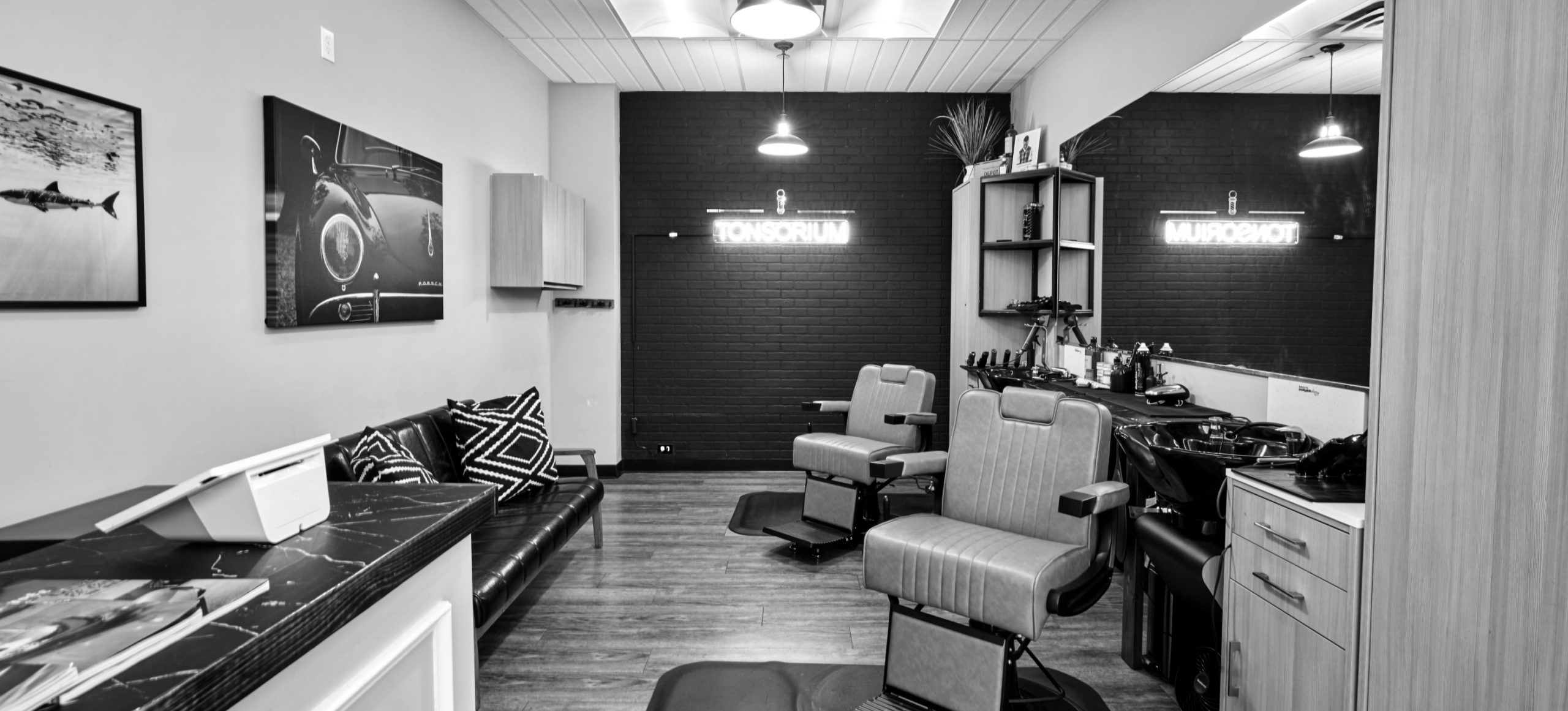 Inside the Tonsorium barbershop